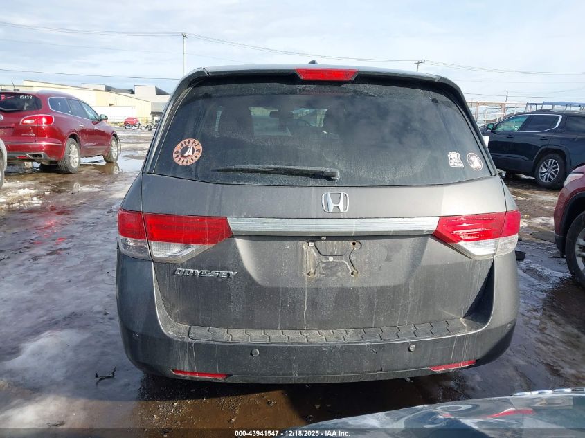 2016 Honda Odyssey Ex-L VIN: 5FNRL5H61GB079601 Lot: 43941547
