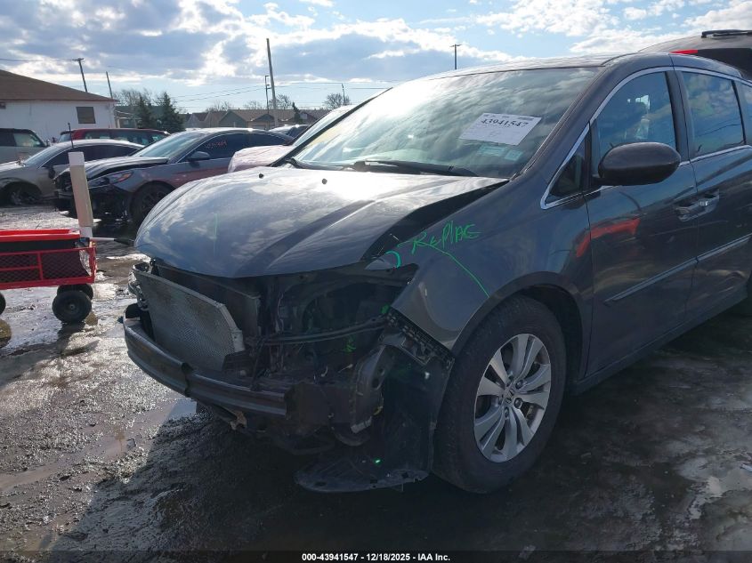 2016 Honda Odyssey Ex-L VIN: 5FNRL5H61GB079601 Lot: 43941547