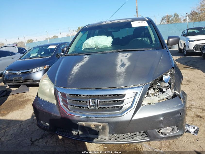 2010 Honda Odyssey Touring VIN: 5FNRL3H98AB053714 Lot: 43941548
