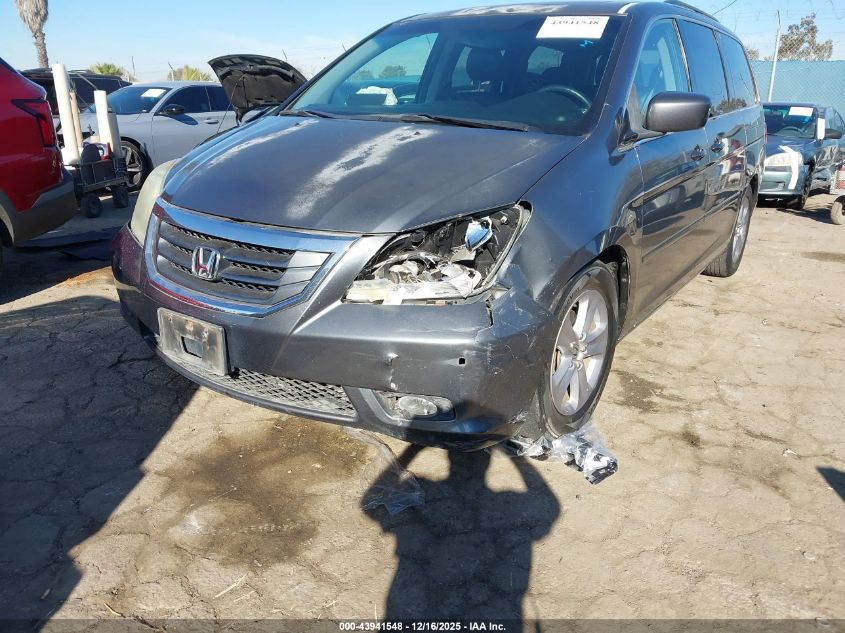 2010 Honda Odyssey Touring VIN: 5FNRL3H98AB053714 Lot: 43941548
