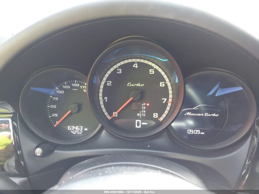 2016 Porsche Macan Turbo VIN: WP1AF2A54GLB94354 Lot: 43941564
