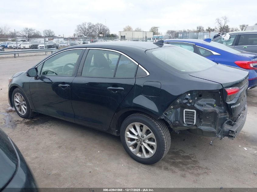 2020 Toyota Corolla Xle VIN: JTDFPRAEXLJ015012 Lot: 43941568