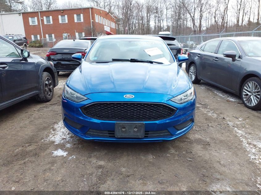 2017 Ford Fusion Se VIN: 3FA6P0H7XHR217614 Lot: 43941576