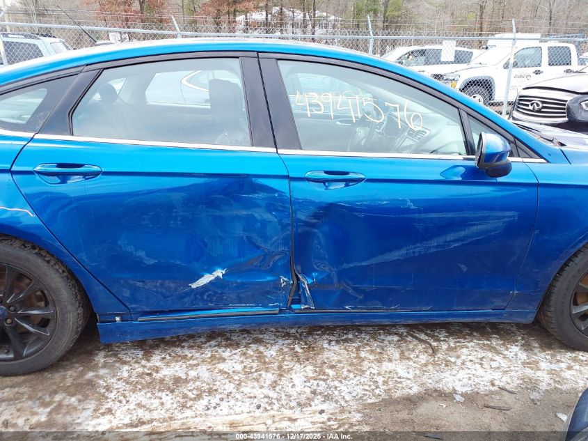 2017 Ford Fusion Se VIN: 3FA6P0H7XHR217614 Lot: 43941576