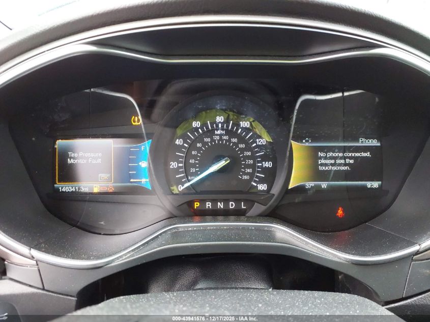 2017 Ford Fusion Se VIN: 3FA6P0H7XHR217614 Lot: 43941576