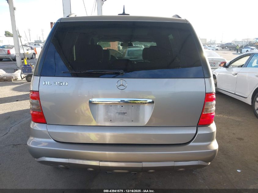 2005 Mercedes-Benz Ml 350 4Matic VIN: 4JGAB57E45A523158 Lot: 43941579