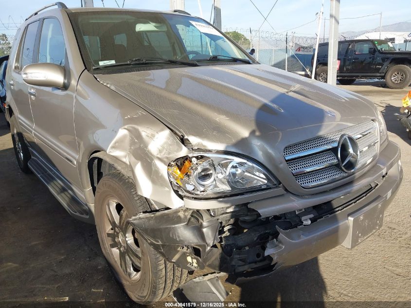 2005 Mercedes-Benz Ml 350 4Matic VIN: 4JGAB57E45A523158 Lot: 43941579