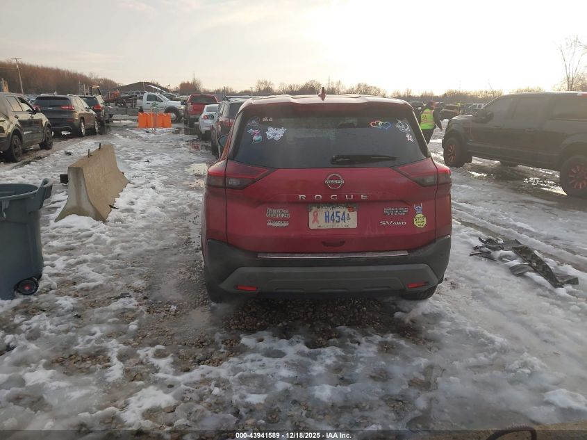 2023 Nissan Rogue Sv Intelligent Awd VIN: 5N1BT3BB5PC851246 Lot: 43941589
