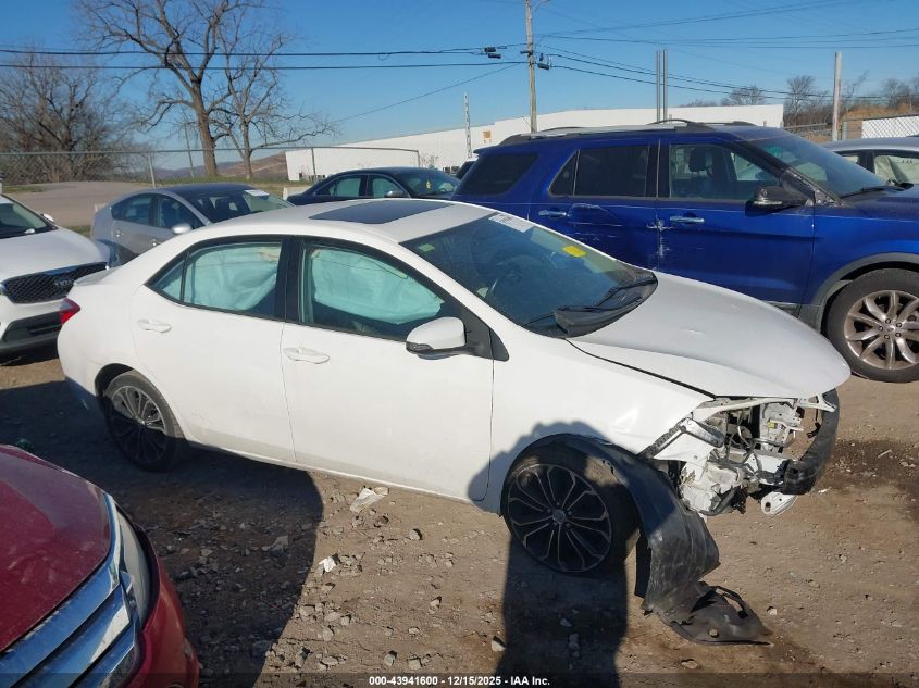 2016 Toyota Corolla S Premium VIN: 2T1BURHE7GC506779 Lot: 43941600