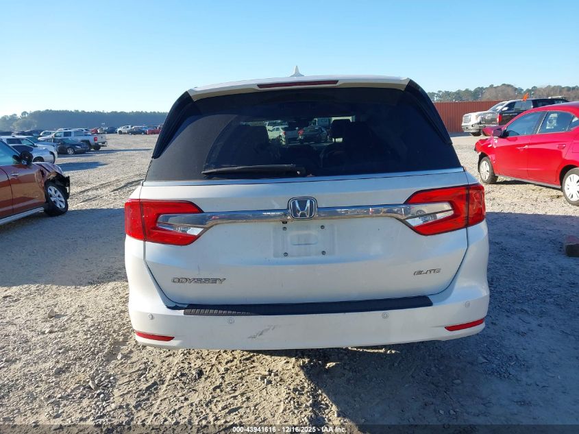 2018 Honda Odyssey Elite VIN: 5FNRL6H94JB046325 Lot: 43941616