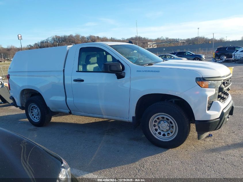 2023 Chevrolet Silverado 1500 2Wd Standard Bed Wt VIN: 3GCNAAEK0PG335624 Lot: 43941624