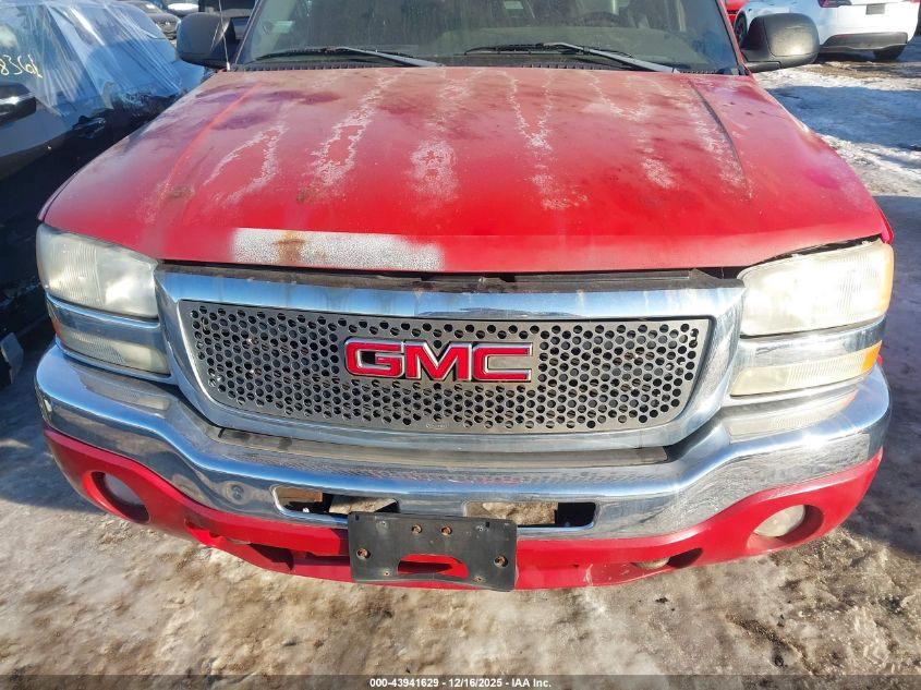 2004 GMC Sierra 1500 Slt VIN: 2GTEK19T041306628 Lot: 43941629