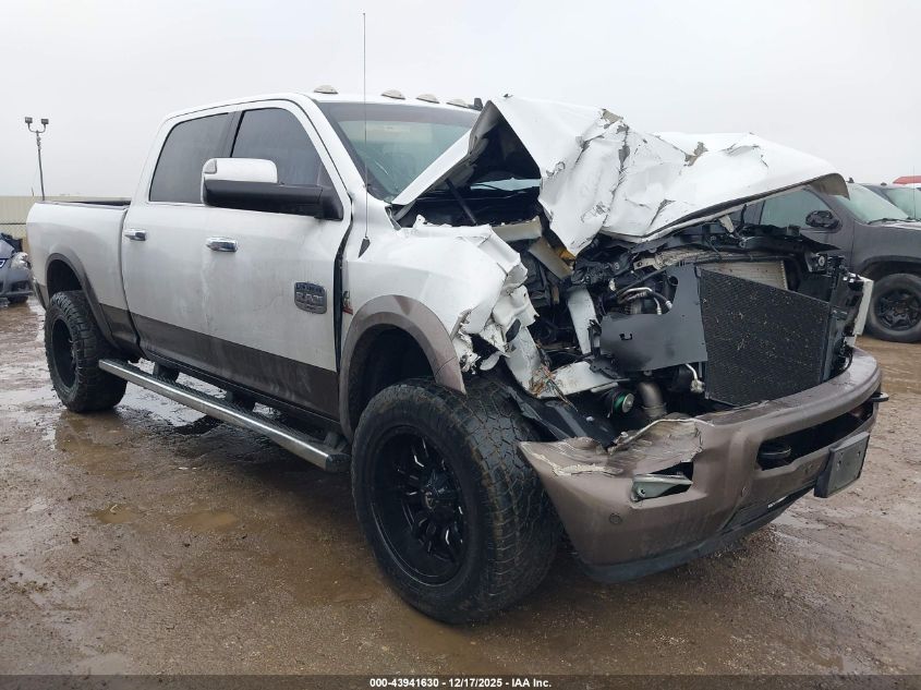 2018 Ram 2500 Longhorn 4X4 6'4 Box VIN: 3C6UR5GL0JG224684 Lot: 43941630