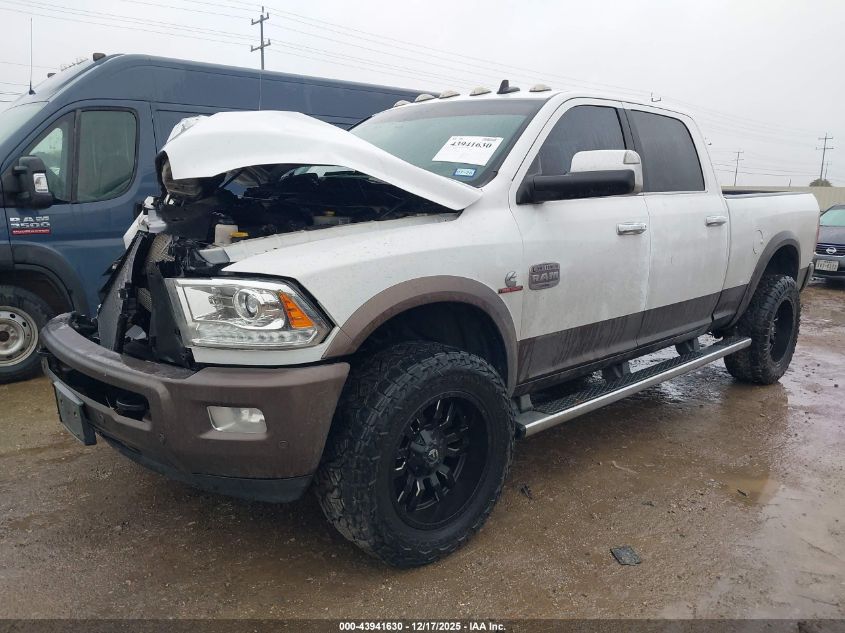 2018 Ram 2500 Longhorn 4X4 6'4 Box VIN: 3C6UR5GL0JG224684 Lot: 43941630