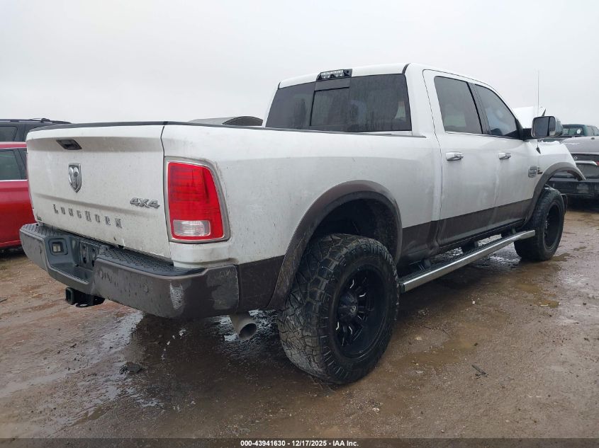 2018 Ram 2500 Longhorn 4X4 6'4 Box VIN: 3C6UR5GL0JG224684 Lot: 43941630