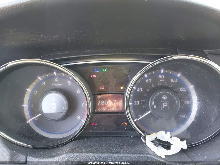 2013 Hyundai Sonata Gls VIN: 5NPEB4AC0DH619464 Lot: 43941633