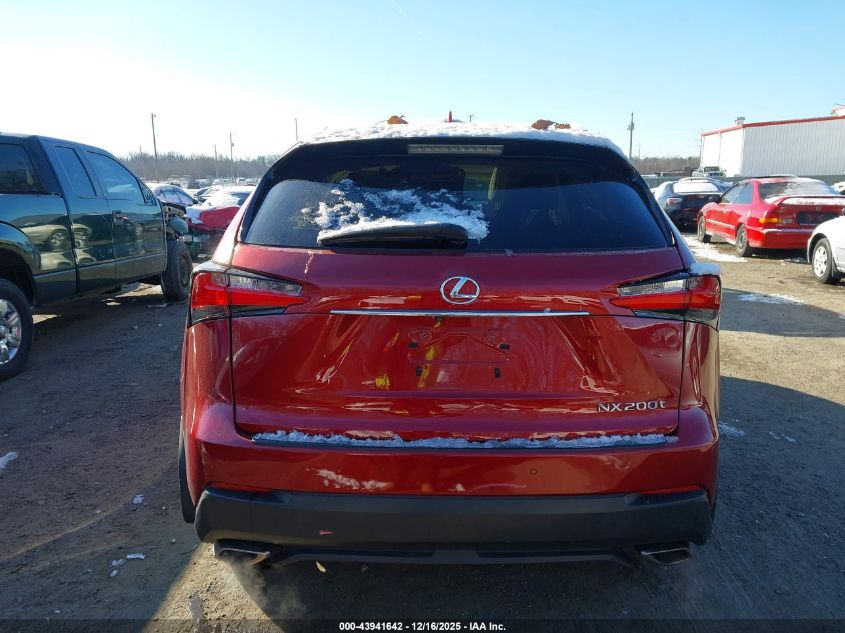 2016 Lexus Nx 200T VIN: JTJBARBZ9G2062157 Lot: 43941642
