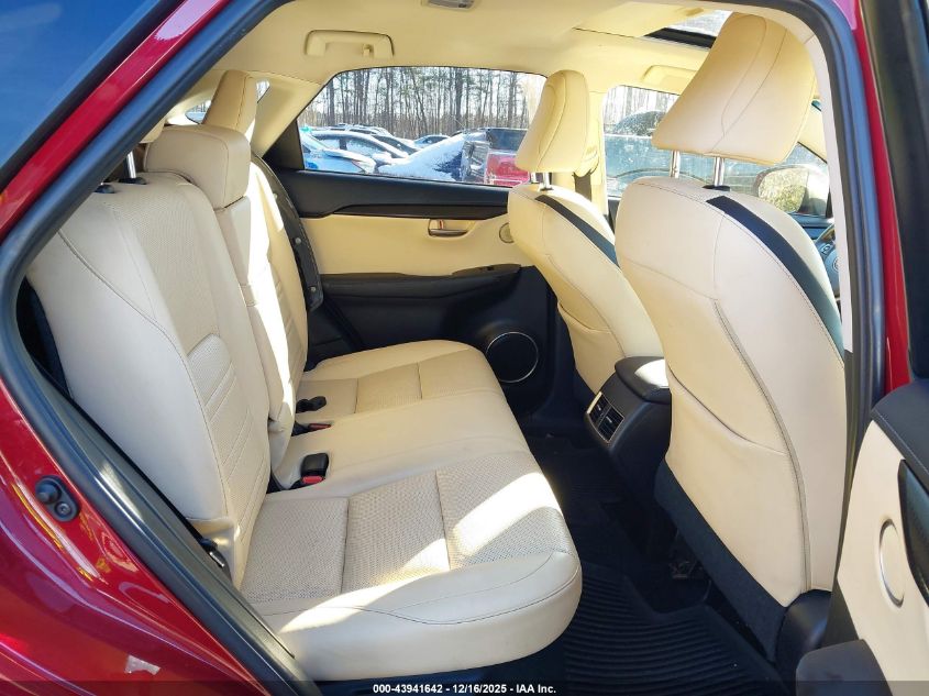 2016 Lexus Nx 200T VIN: JTJBARBZ9G2062157 Lot: 43941642