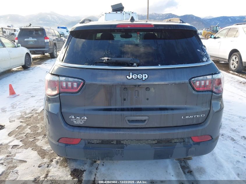 2018 Jeep Compass Limited 4X4 VIN: 3C4NJDCB3JT433310 Lot: 43941652