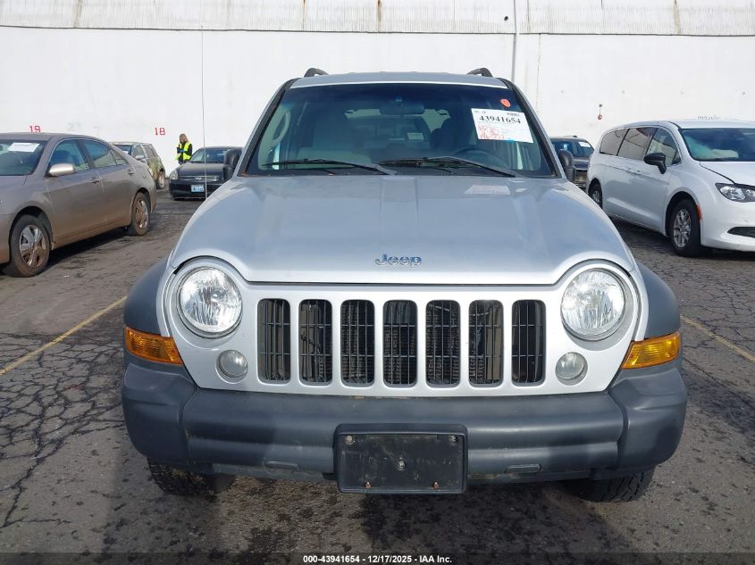 2006 Jeep Liberty Sport VIN: 1J4GL48K06W197772 Lot: 43941654