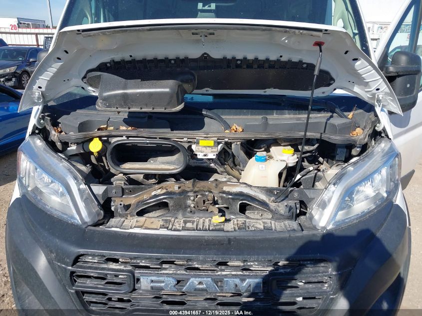 2025 Ram Promaster 3500 Tradesman High Roof 159 Wb W/Pass Seat VIN: 3C6MRVHG0SE549026 Lot: 43941657