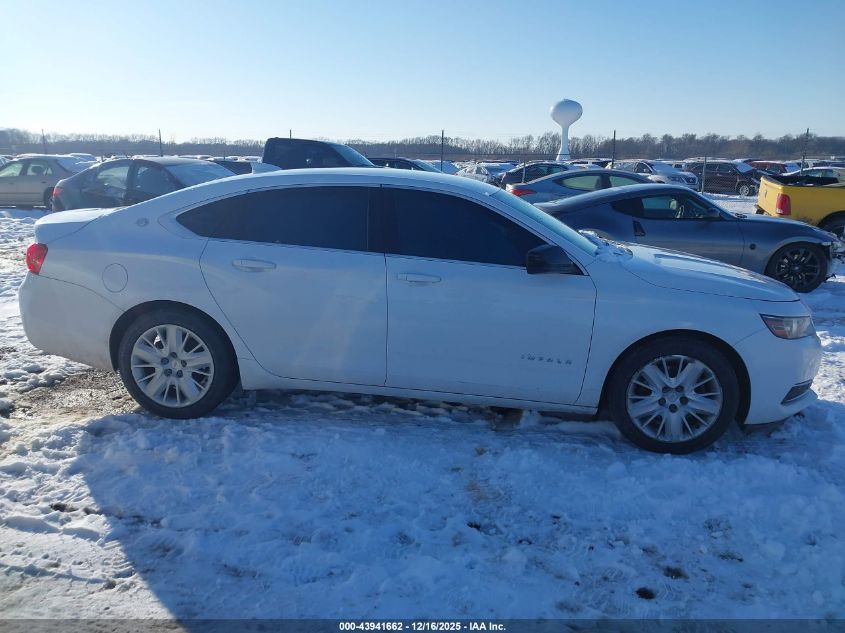 2016 Chevrolet Impala 1Fl VIN: 2G11X5SAXG9184908 Lot: 43941662