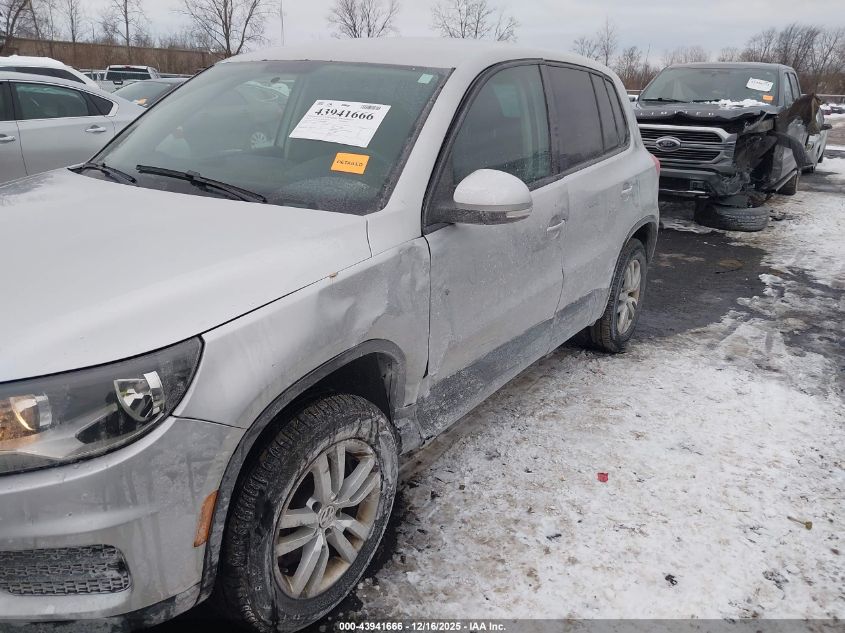 2013 Volkswagen Tiguan S VIN: WVGAV3AX2DW620804 Lot: 43941666