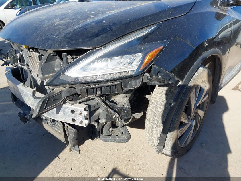 2020 Nissan Murano Sl Fwd VIN: 5N1AZ2CJ1LN166721 Lot: 43941668