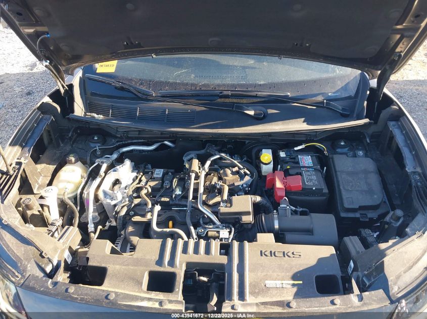 2025 Nissan Kicks Sv Intelligent Awd VIN: 3N8AP6CBXSL347040 Lot: 43941672