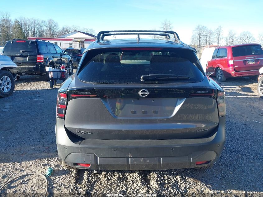 2025 Nissan Kicks Sv Intelligent Awd VIN: 3N8AP6CBXSL347040 Lot: 43941672