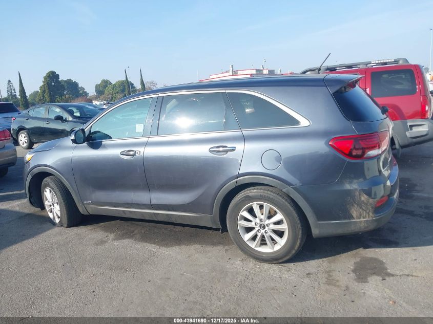 2020 Kia Sorento 2.4L Lx VIN: 5XYPGDA30LG623501 Lot: 43941690