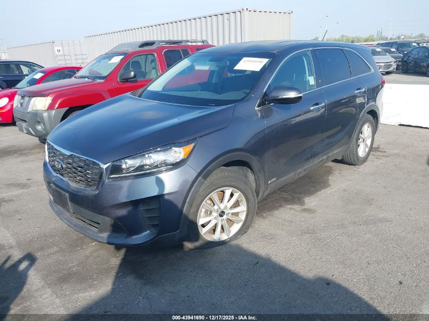2020 Kia Sorento 2.4L Lx VIN: 5XYPGDA30LG623501 Lot: 43941690