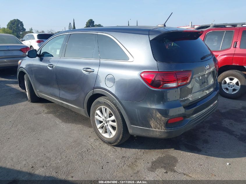 2020 Kia Sorento 2.4L Lx VIN: 5XYPGDA30LG623501 Lot: 43941690