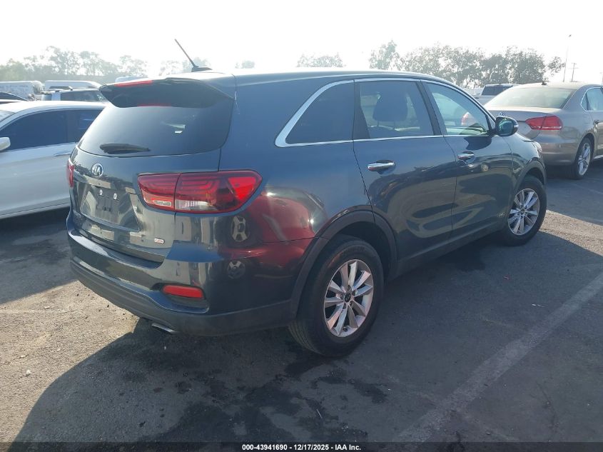 2020 Kia Sorento 2.4L Lx VIN: 5XYPGDA30LG623501 Lot: 43941690
