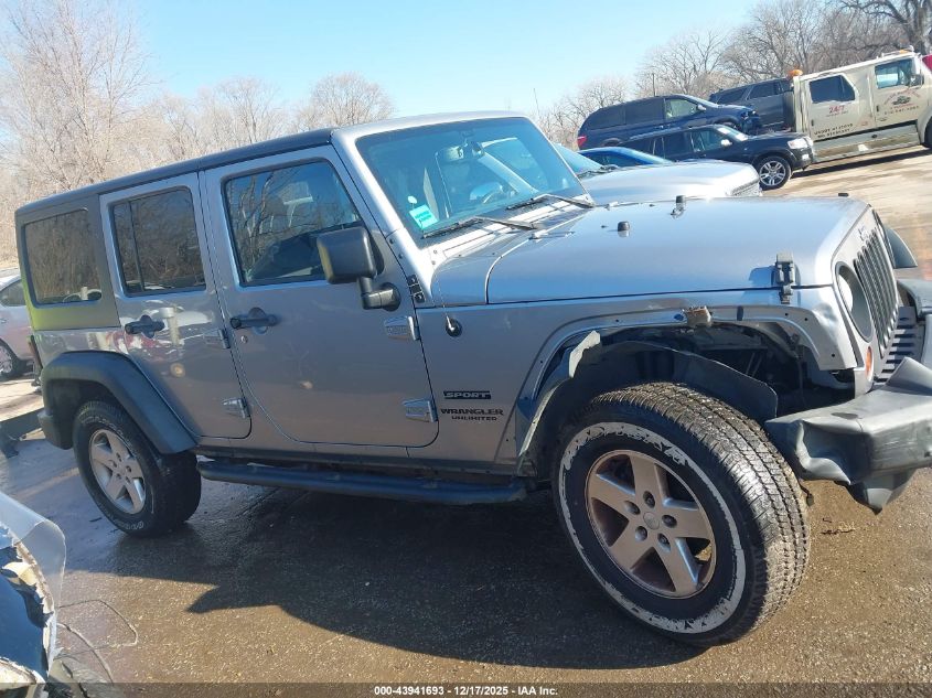 2013 Jeep Wrangler Unlimited Sport VIN: 1C4BJWDG7DL601023 Lot: 43941693