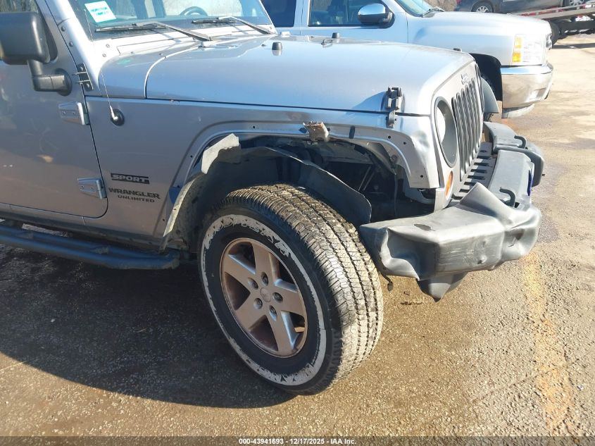 2013 Jeep Wrangler Unlimited Sport VIN: 1C4BJWDG7DL601023 Lot: 43941693