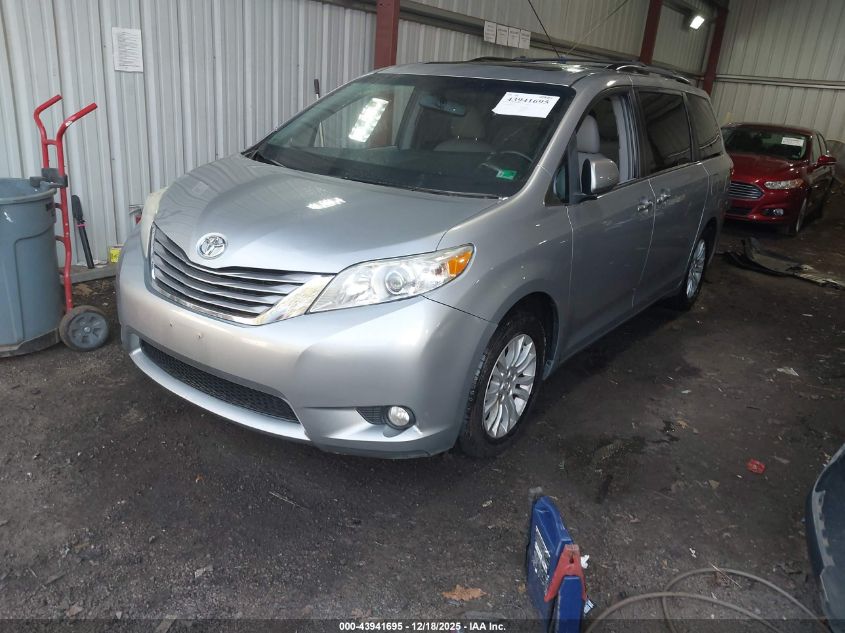 2015 Toyota Sienna Xle 8 Passenger VIN: 5TDYK3DC6FS565071 Lot: 43941695