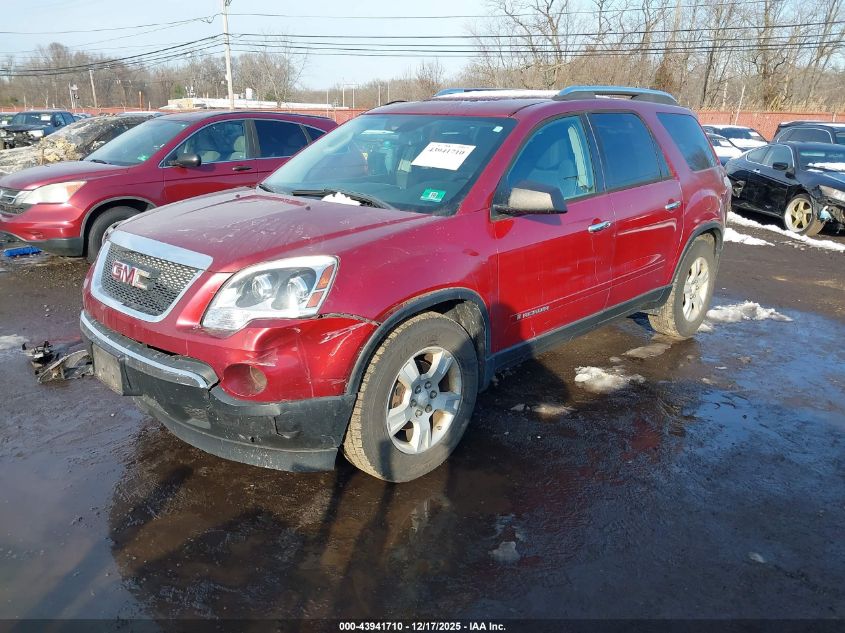 2008 GMC Acadia Sle-1 VIN: 1GKER13758J148732 Lot: 43941710