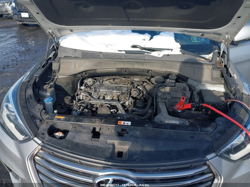 2017 Hyundai Santa Fe Limited Ultimate VIN: KM8SR4HF3HU244594 Lot: 43941717