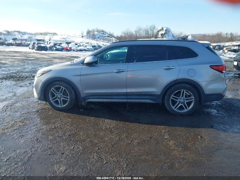 2017 Hyundai Santa Fe Limited Ultimate VIN: KM8SR4HF3HU244594 Lot: 43941717
