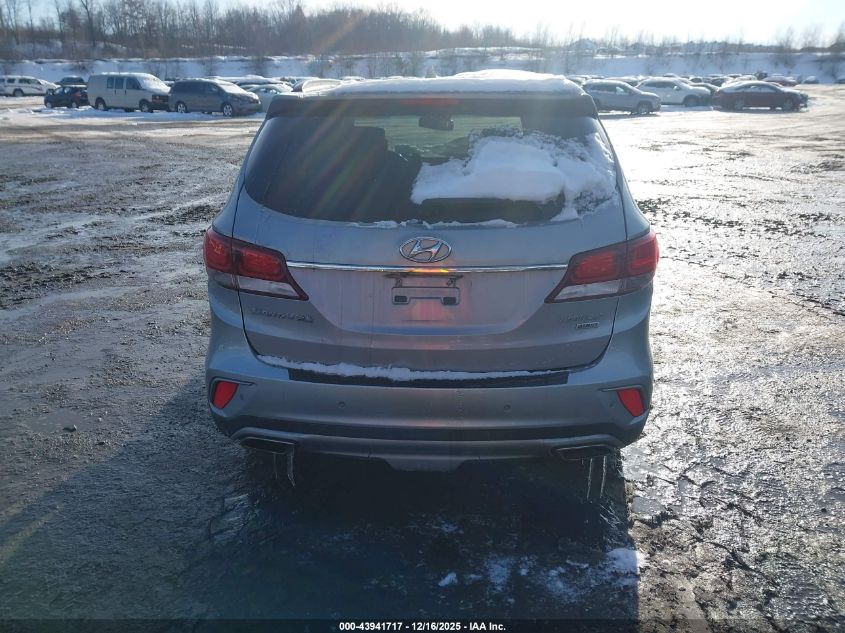 2017 Hyundai Santa Fe Limited Ultimate VIN: KM8SR4HF3HU244594 Lot: 43941717