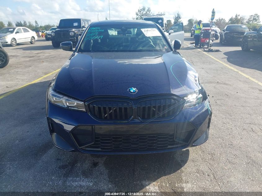 2025 BMW 330I VIN: 3MW69CW01S8E92004 Lot: 43941725
