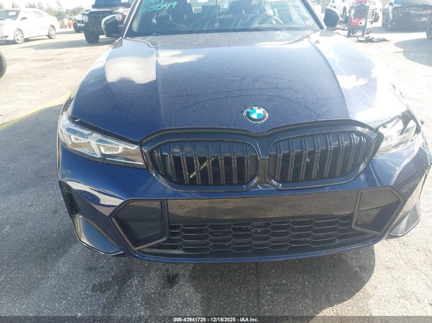 2025 BMW 330I VIN: 3MW69CW01S8E92004 Lot: 43941725