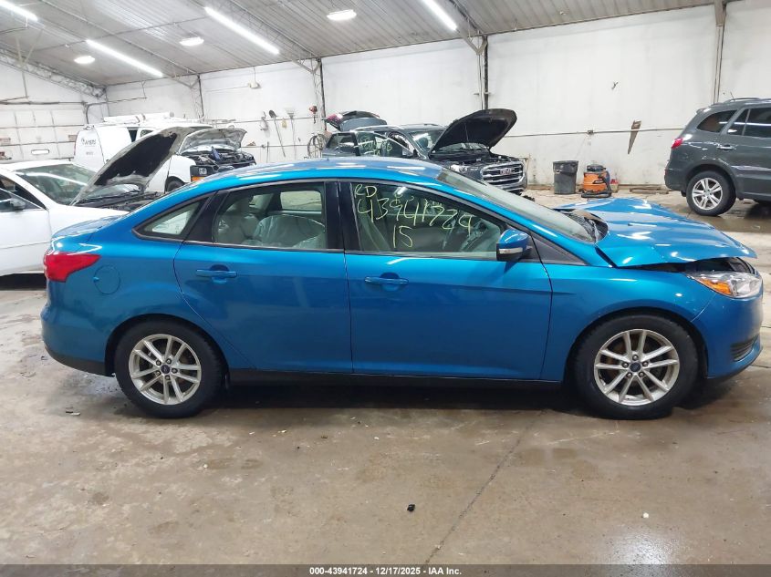2015 Ford Focus Se VIN: 1FADP3F2XFL250799 Lot: 43941724
