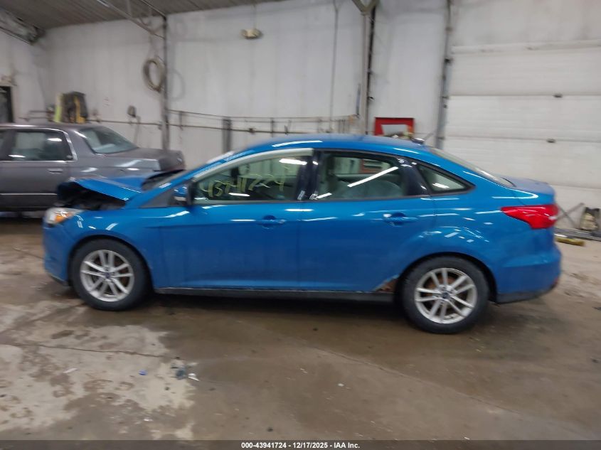 2015 Ford Focus Se VIN: 1FADP3F2XFL250799 Lot: 43941724