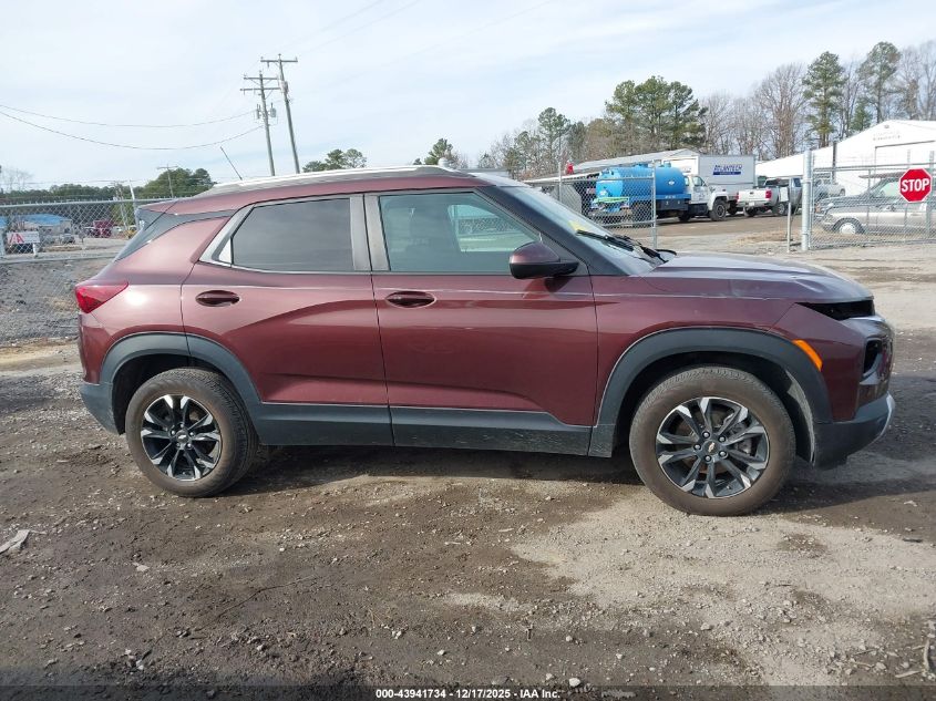 2022 Chevrolet Trailblazer Awd Lt VIN: KL79MRSLXNB132862 Lot: 43941734