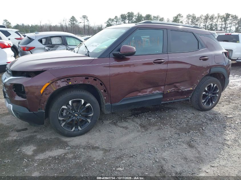 2022 Chevrolet Trailblazer Awd Lt VIN: KL79MRSLXNB132862 Lot: 43941734