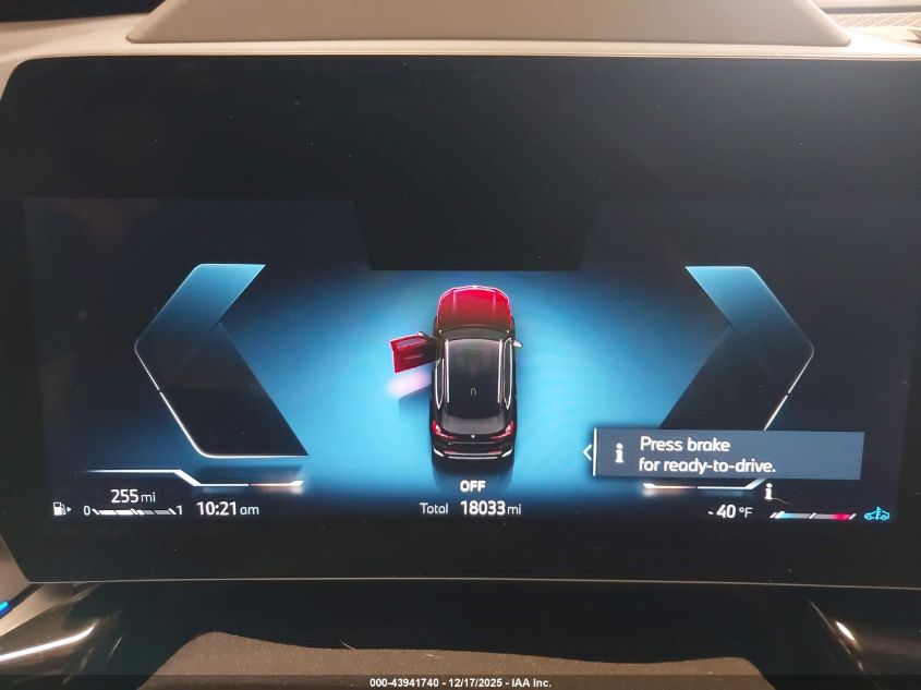 2025 BMW X1 xDrive28I VIN: WBX73EF0XS5031002 Lot: 43941740