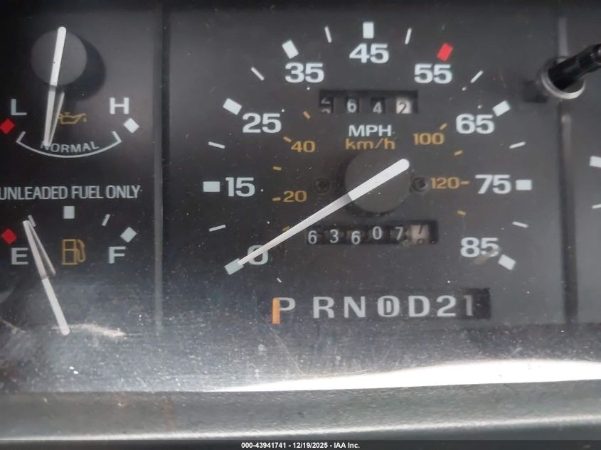 1991 Ford Explorer VIN: 1FMDU34X8MUB30293 Lot: 43941741