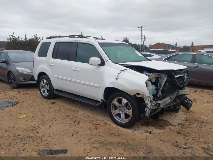 2014 Honda Pilot Ex-L VIN: 5FNYF3H53EB025857 Lot: 43941751